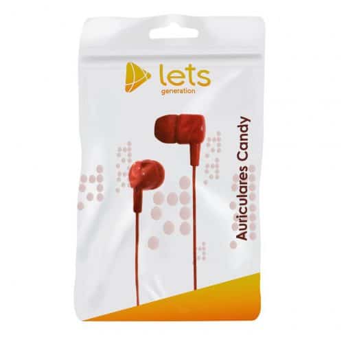 AURICULARES MOD19 - MP3-ROJO