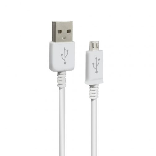 CABLE USB MOD01 - COMUN - V8 - BLANCO