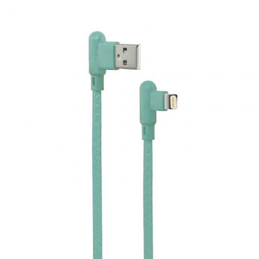 CABLE USB MOD20 - ELE - IPH - VERDE - Imagen 2