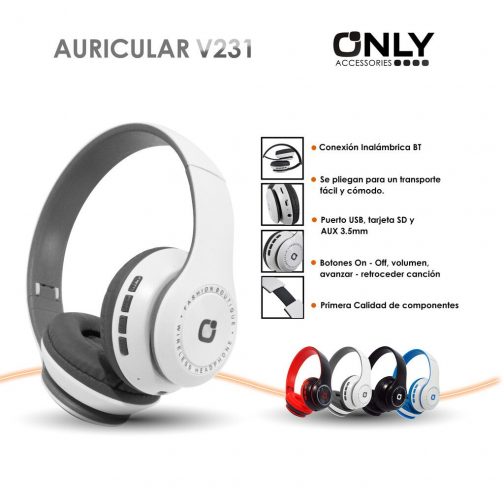 AURICULAR MOD73 - V231 BT - NEGRO - Imagen 4