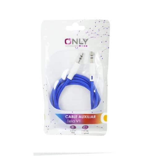 CABLE AUX 3,5 MOD05 - 1 METRO - AZUL