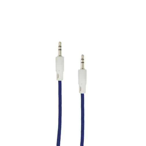 CABLE AUX 3,5 MOD05 - 1 METRO - AZUL - Imagen 3