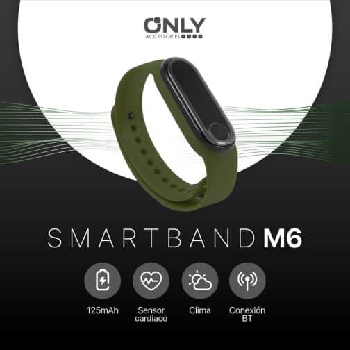 SMART BAND MOD M6 ONLY - VERDE - Imagen 4