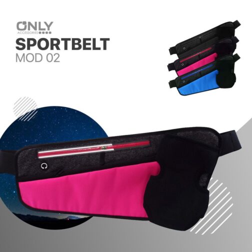 SPORTBELT  MOD 02 - CINTO + PORTABOTELLA - FUCSIA - Imagen 3