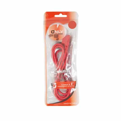 CABLE USB MOD 54 - ELE ONLY - TIPO C - ROJO