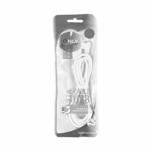 CABLE USB MOD 52 - ELE ONLY - V8 - BLANCO