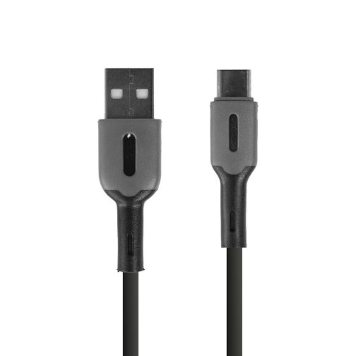 CABLE USB MOD 67 - GUMMY - TIPO C - GRIS - Imagen 2