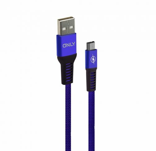 CABLE USB MOD 35 - SEDA - V8 - AZUL - Imagen 2