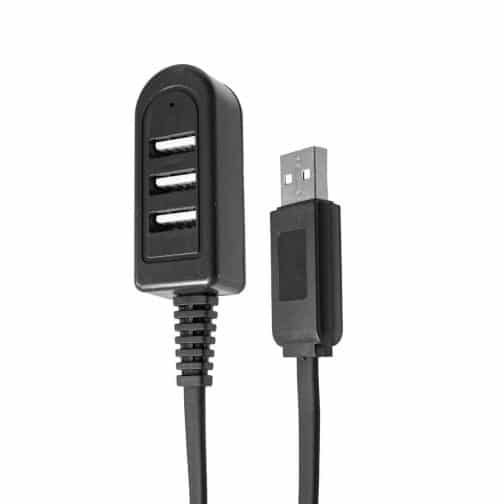 HUB USB 3 PUERTOS - MOD05 - NEGRO - Imagen 2