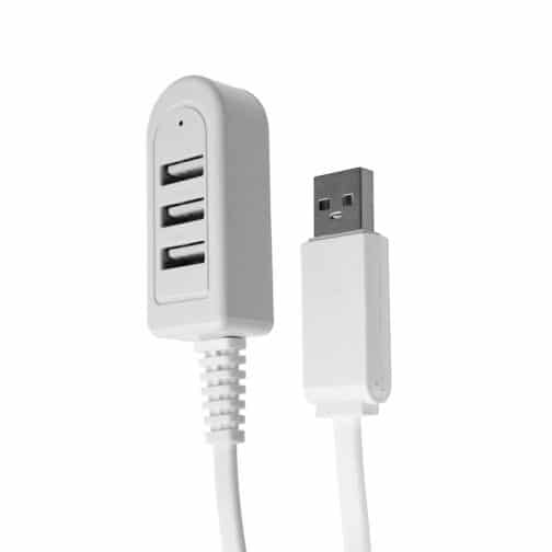 HUB USB 3 PUERTOS - MOD05 - BLANCO - Imagen 2