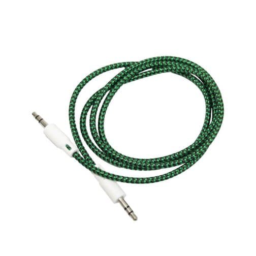 CABLE AUX 3,5 MOD129 - TELADO - VERDE - Imagen 2