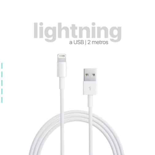 CABLE SIMIL ORIG LIGHTNING - 2 MTS - Imagen 4