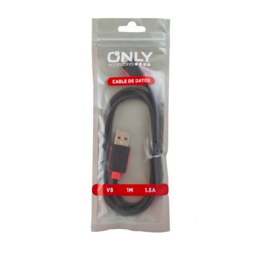 CABLE USB MOD24 - ECO - V8 - NEGRO