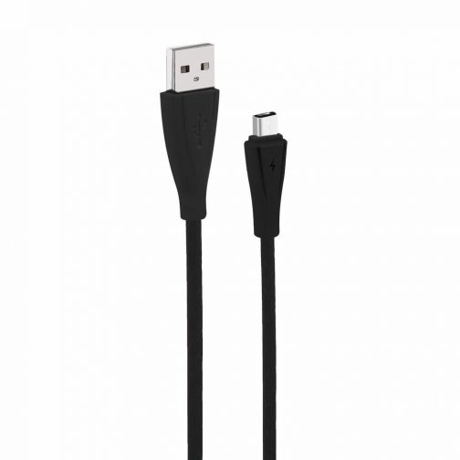 CABLE USB MOD22 - ECO LISO - V8 - NEGRO - Imagen 2