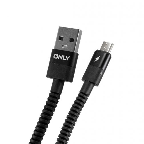 CABLE USB MOD 88 HULK - ONLY - V8 - 4 A - NEGRO - Imagen 2