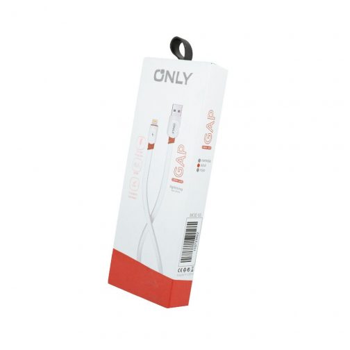 CABLE USB MOD93 GAP - ONLY - LIGHTNING - 4 A - ROJO