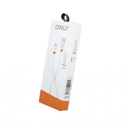 CABLE USB MOD93 GAP - ONLY - LIGHTNING - 4 A - NARANJA