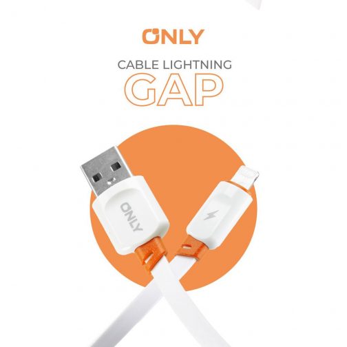 CABLE USB MOD93 GAP - ONLY - LIGHTNING - 4 A - NARANJA - Imagen 4