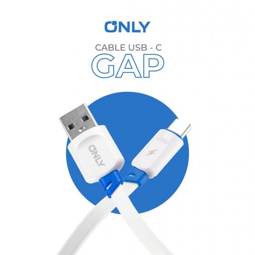 CABLE USB MOD92 GAP - ONLY - TIPO C - 4 A - AZUL - Imagen 4