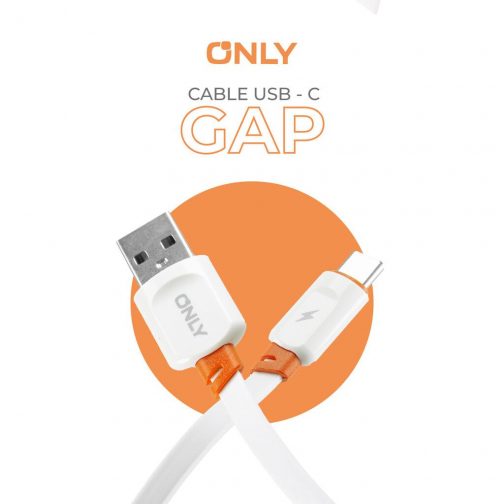 CABLE USB MOD92 GAP - ONLY - TIPO C - 4 A - NARANJA - Imagen 4