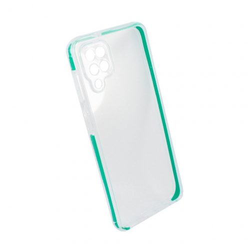 TPU ACRILICO TRANSP. MOD 157 - SAM A02 S - VERDE AGUA