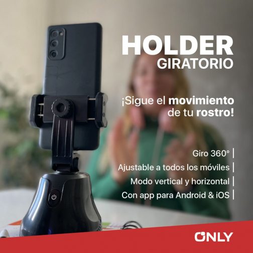 HOLDER GIRATORIO INTELIGENTE 360° CON SEGUIMIENTO - Imagen 4