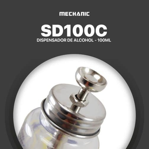 HERRAMIENTAS MECHANIC DISPENSADOR DE ALCOHOL SD100C 100ML - Imagen 3