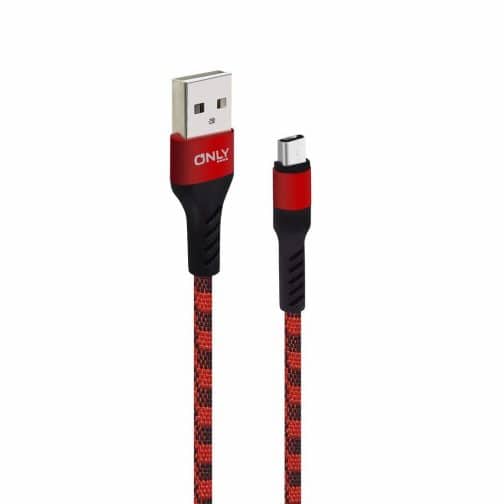 CABLE USB MOD 45 - V8 - ROJO 2.4 AMP - Imagen 2