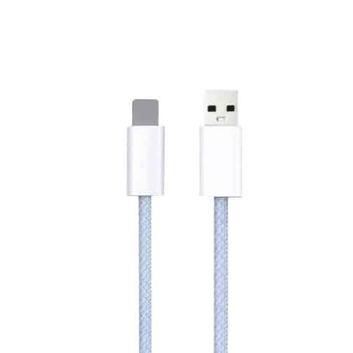 CABLE USB MOD 117 - MACARON - ONLY - LIGHTNING - AZUL - Imagen 2