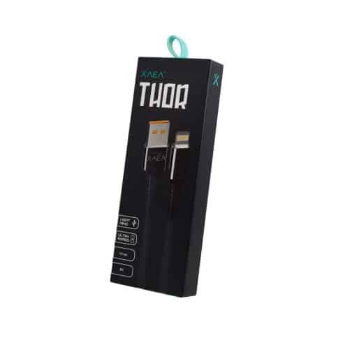 CABLE USB MODX-027 THOR LIGHTNING - XAEA - NEGRO