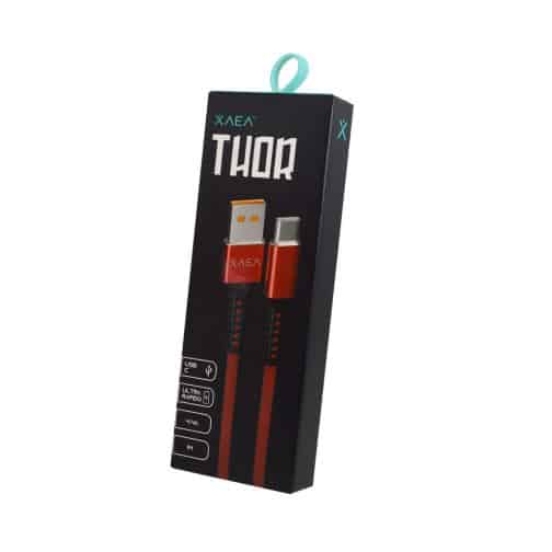 CABLE USB MODX-026 THOR TIPO C - XAEA - ROJO