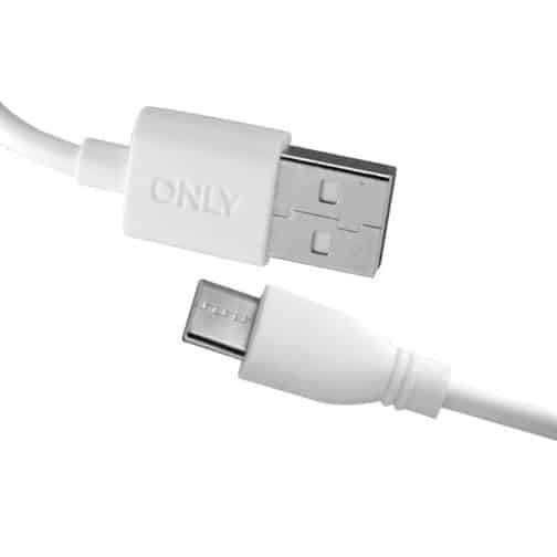 CARGADOR 220V ONLY MOD 03 - 2,1 A - 1 USB + CABLE TIPO C - BLANCO - Imagen 4