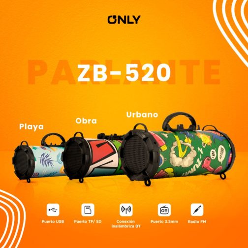 PARLANTE SMALL MOD ZB520 - PLAYA/URBANO - Imagen 3