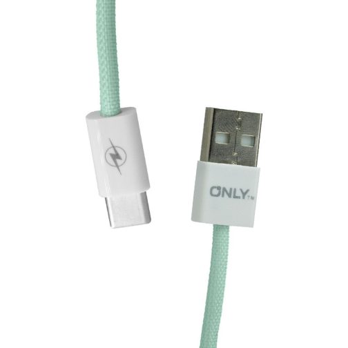 CABLE USB MOD 116 - MACARON - ONLY - TC - VERDE - Imagen 2