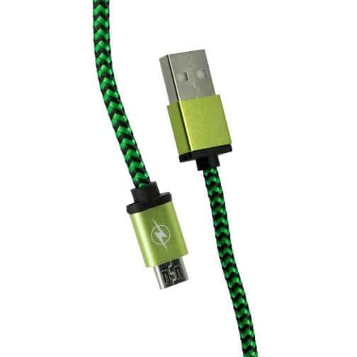 CABLE USB MOD23 - CORDON ECO - V8 - VERDE - Imagen 2