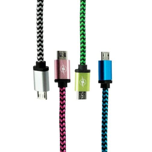 CABLE USB MOD23 - CORDON ECO - V8 - VERDE - Imagen 4