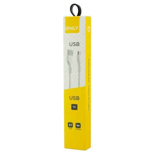 CABLE USB MOD 125 ECO CLASSIC - ONLY - TC - BLANCO