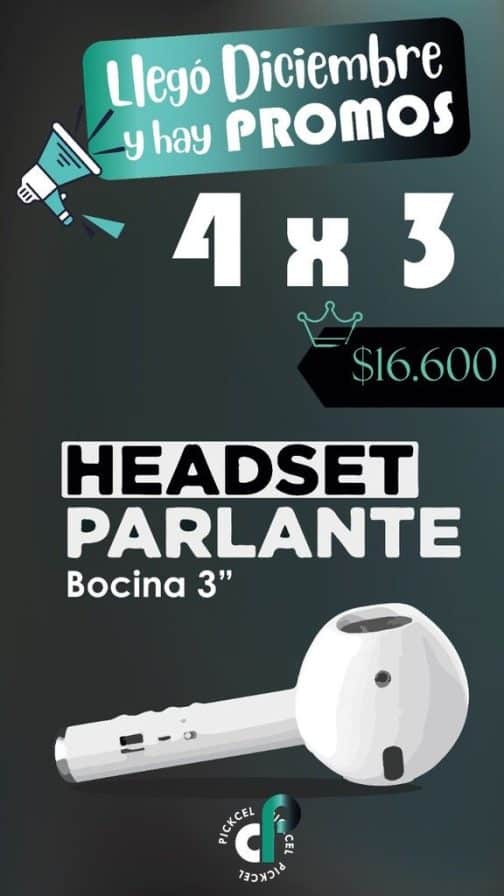 4 x 3 EN PARLANTE 3'' MOD 90 - GIANT EARPHONE