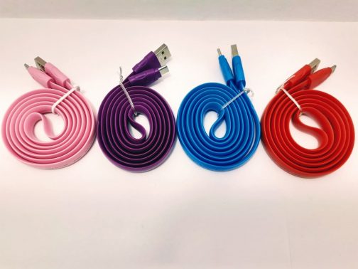 CABLE USB MOD17 - CINTA - IPH 3.1 AMP - VIOLETA